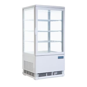 Biela chladená vitrína Série C - 68 L - Polar