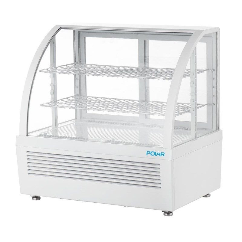 Vitrine Réfrigérée de Comptoir Blanche - 2 Etagères - 100 L - Polar Vitrine Réfrigérée de Comptoir Blanche - 2 Etagères - 100 L - Polar