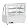 Vitrine Réfrigérée de Comptoir Blanche - 2 Etagères - 100 L - Polar