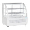 Vitrine Réfrigérée de Comptoir Blanche - 2 Etagères - 100 L - Polar