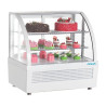 Vitrine Réfrigérée de Comptoir Blanche - 2 Etagères - 100 L - Polar