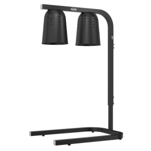 Čierna dvojitá vyhrievacia lampa - 500 W