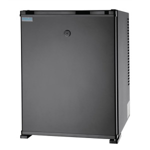 Mini chladnička s plnými dverami čierna do hotelovej izby - 29 L - Polar