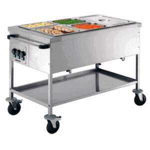 Bain-Marie Trolley - 3 GN 1/1