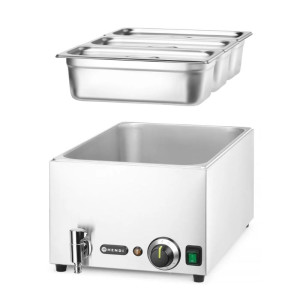 Bain-Marie s výpustným kohútikom - 3 GN 1/3 - HENDI