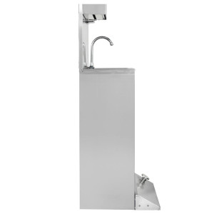 Umývadlo na nohy s košom, dávkovačom mydla a papiera - Dynasteel