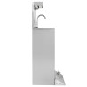 Foot-Operated Hand Wash with Bin, Soap and Paper Dispenser - Dynasteel