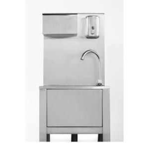 Umývadlo na nohy s košom, dávkovačom mydla a papiera - Dynasteel