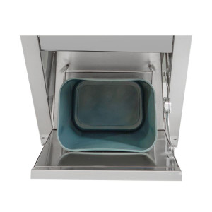 Umývadlo na nohy s košom, dávkovačom mydla a papiera - Dynasteel