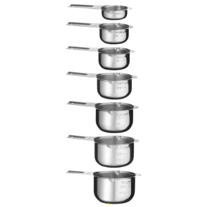 Set of 7 Pods - Stainless Steel