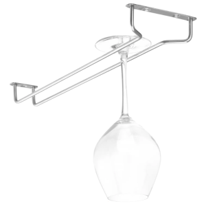 Stainless Steel Glass Holder - 1 Row