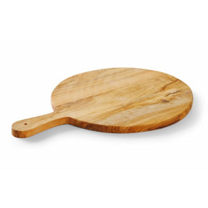 Doska na servírovanie z olivového dreva - Ø 320 mm - HENDI