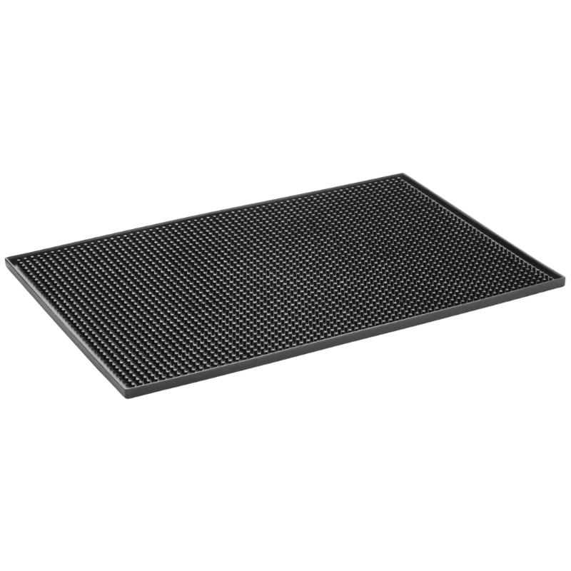 Čierna gumová barová podložka - 300x150 mm Čierna gumová barová podložka - 300x150 mm