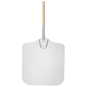 Štvorcová lopata na pizzu s krátkou rukoväťou - 355x710 mm