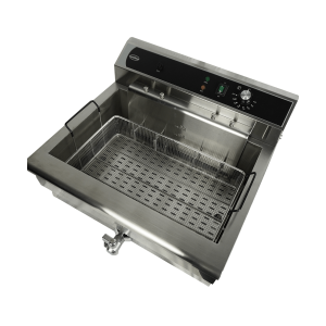 Profesionálna fritéza s vypúšťacím ventilom - 25 L - CombiSteel