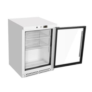 Mini chladnička so sklenenými dverami 170 L 0/+8 °C - Dynasteel