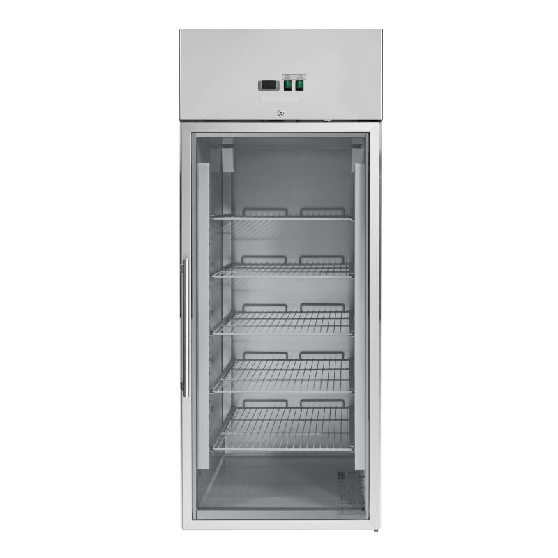 Positive Glass Door Refrigerated Cabinet - 650 L - Dynasteel Positive Glass Door Refrigerated Cabinet - 650 L - Dynasteel