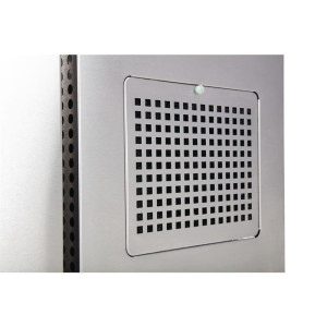 Positive Refrigerated Table 2 Doors Series U with Backsplash - 282L - Polar