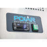 Table Réfrigérée Positive 2 Portes Série U avec Dosseret - 282L - Polar