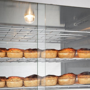 Heated Display Case - Capacity 60 Pies - Buffalo