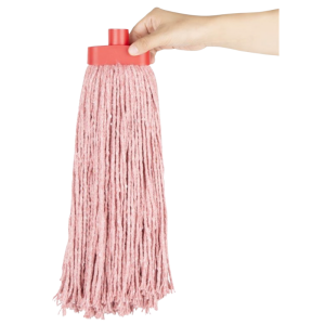 Hlava mopu s strapcami Kentucky červená - 0,45 kg