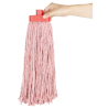 Hlava mopu s strapcami Kentucky červená - 0,45 kg