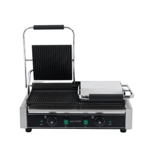 Double Contact Grill Grooved Plates - Buffalo