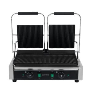 Double Contact Grill Grooved Plates - Buffalo