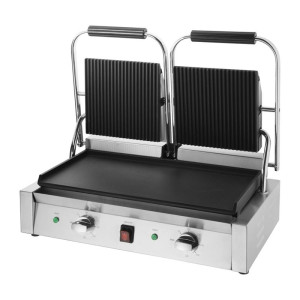 Ribbed/Smooth Double Contact Grill - Buffalo