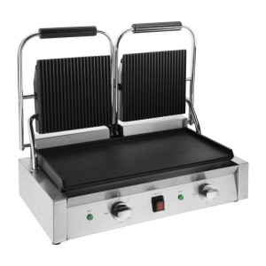 Ribbed/Smooth Double Contact Grill - Buffalo