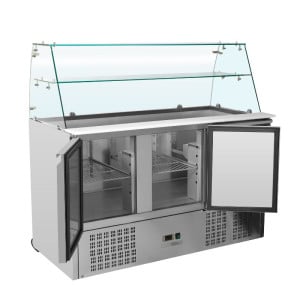 Saladette Réfrigérée 3 Portes - 368 L - Dynasteel