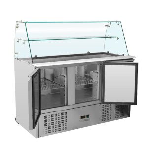 Saladette Réfrigérée 3 Portes - 368 L - Dynasteel