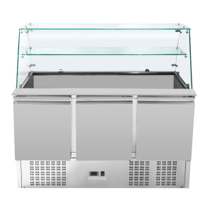 Saladette Réfrigérée 3 Portes - 368 L - Dynasteel