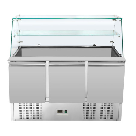 Saladette Réfrigérée 3 Portes - 368 L - Dynasteel