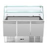 Refrigerated Saladette 3 Doors - 368 L - Dynasteel