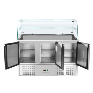 Saladette Réfrigérée 3 Portes - 368 L - Dynasteel