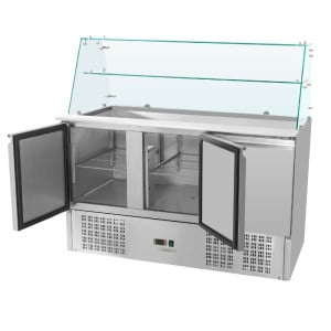 Refrigerated Saladette 3 Doors - 368 L - Dynasteel