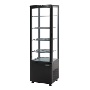 Black Refrigerated Display Case Series C 235 L - Polar