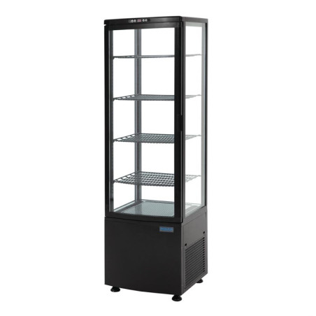 Black Refrigerated Display Case Series C 235 L - Polar