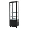 Black Refrigerated Display Case Series C 235 L - Polar