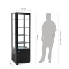 Vitrine Réfrigérée Noir Series C 235 L - Polar
