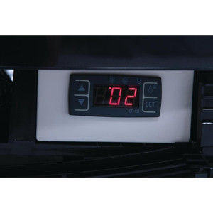 Black Refrigerated Display Case Series C 235 L - Polar