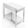 Table Inox Dynasteel | Robuste et Fonctionnelle | Restauration professionnelle