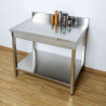 Table Inox Dynasteel | Robuste et Fonctionnelle | Restauration professionnelle