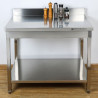 Table Inox Dynasteel | Robuste et Fonctionnelle | Restauration professionnelle