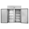 Pozitívna chladnička 1400 L Inox GN 2/1 – 2 dvere