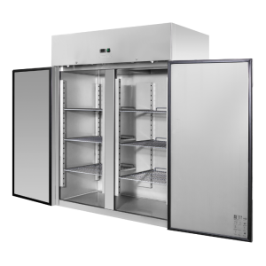 Pozitívna chladnička 1400 L Inox GN 2/1 – 2 dvere