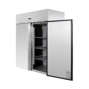 Pozitívna chladnička 1400 L Inox GN 2/1 – 2 dvere