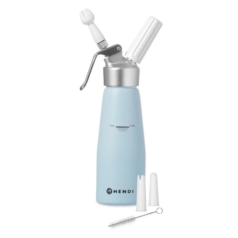 Siphon na šľahačku Modrý - 0,5 L - HENDI