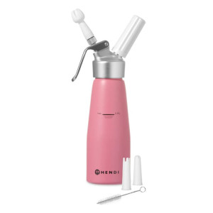 Siphon na šľahačku ružový - 0,5 L - HENDI